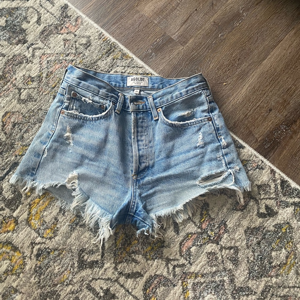 AGOLDE Parker shorts in color Swapmeet.